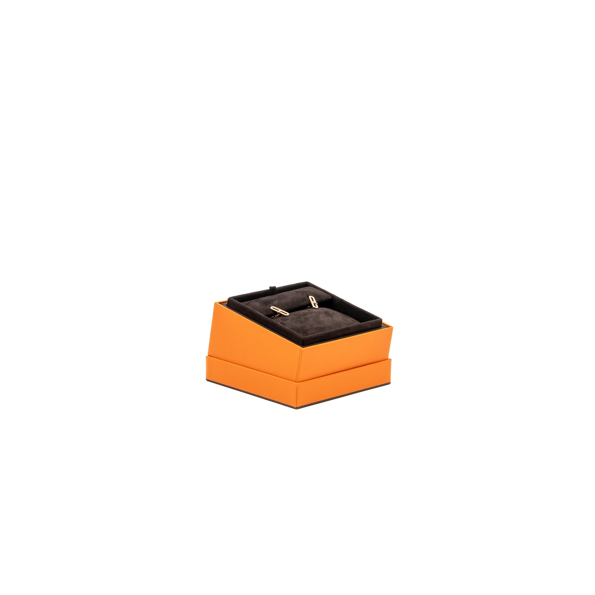 HERMES CHAIN D’ANCRE CHAOS EARRINGS ROSE GOLD, DIAMONDS