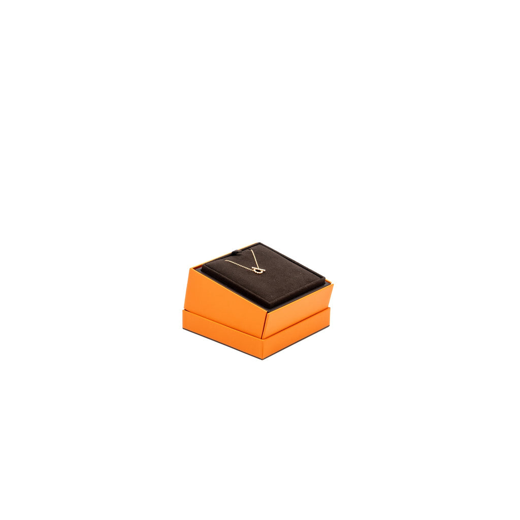 HERMES FINESSE NECKLACE ROSE GOLD DIAMONDS