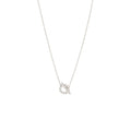 HERMES FINESSE PENDANT NECKLACE WHITE GOLD DIAMONDS