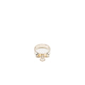 HERMES COLLIER DE CHAIN RING STERLING SILVER