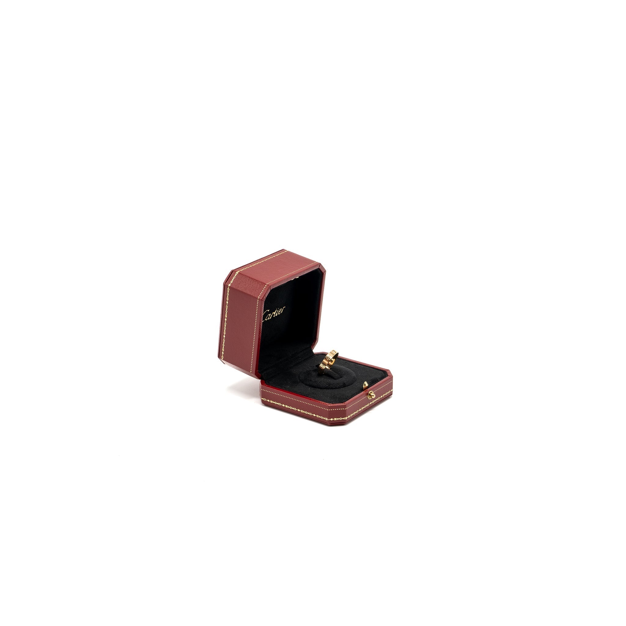 CARTIER LOVE RING ROSE GOLD WITH DIAMOND