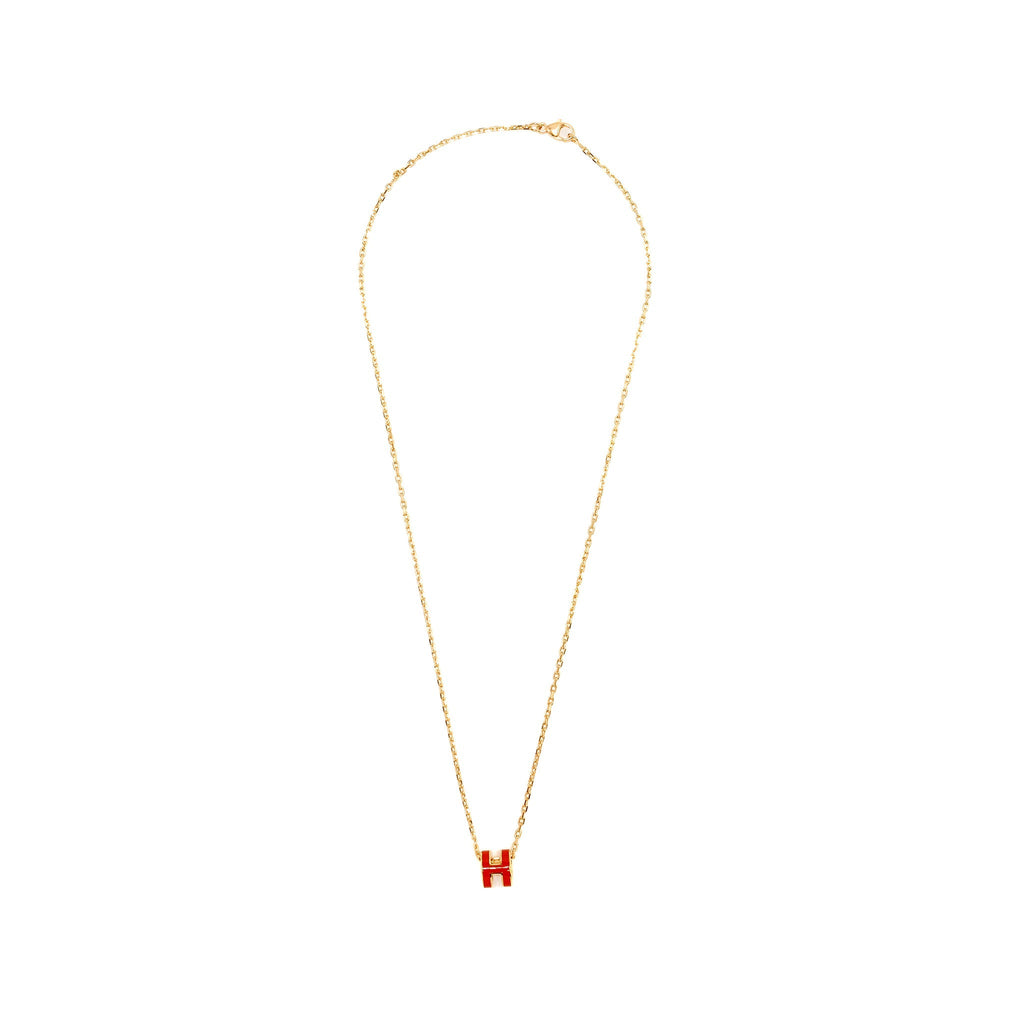 HERMES MINI POP H PENDANT ORANGE RGHW