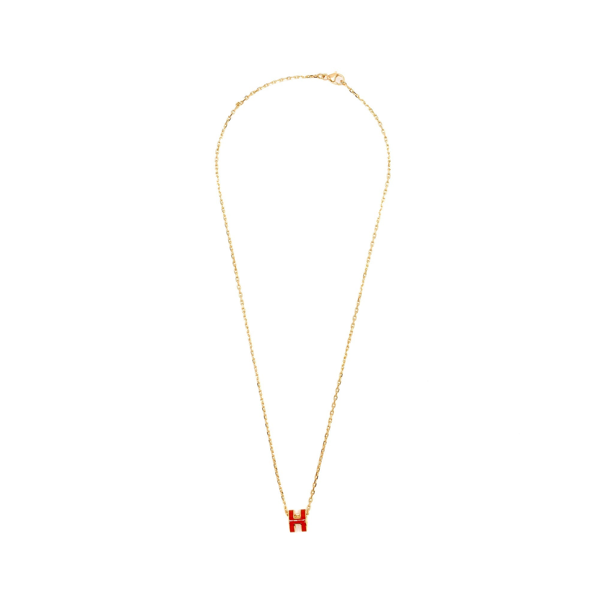 HERMES MINI POP H PENDANT ORANGE RGHW