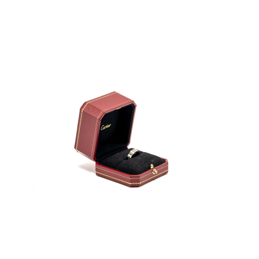 CARTIER LOVE RING WHITE GOLD