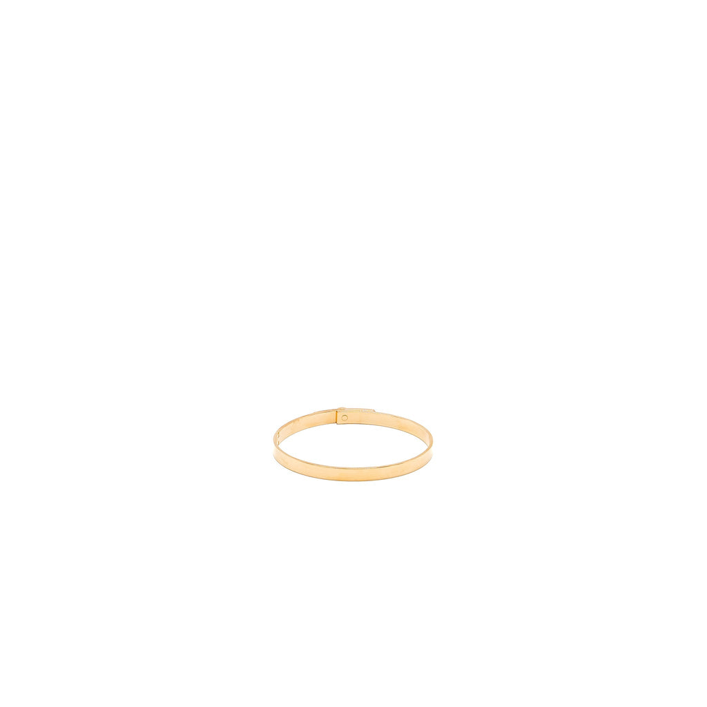 HERMES KELLY BRACELET ROSE GOLD, 4 DIAMONDS