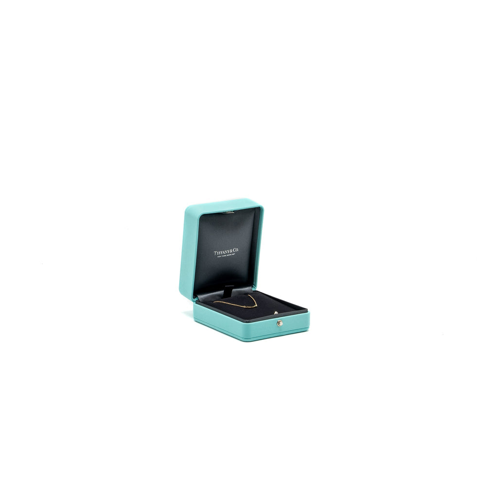 TIFFANY T SMILE MINI PENDANT 18K YELLOW GOLD