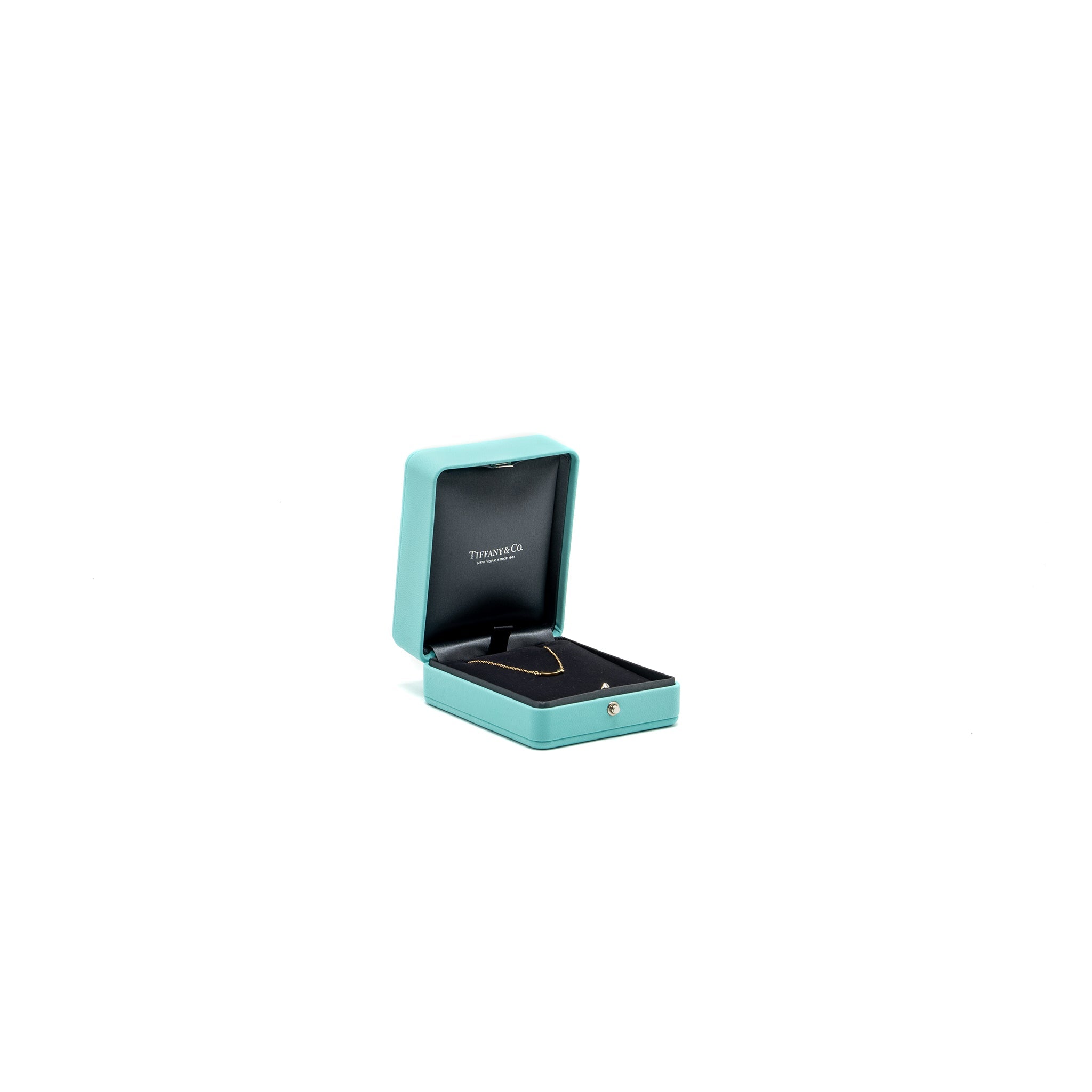 TIFFANY T SMILE MINI PENDANT 18K YELLOW GOLD