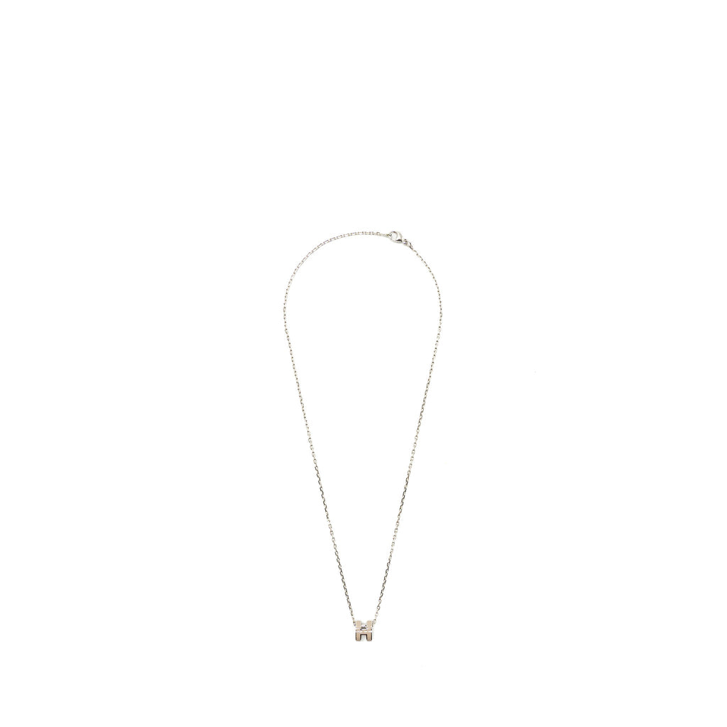 HERMES MINI POP H PENDANT MARRON GLACE SHW
