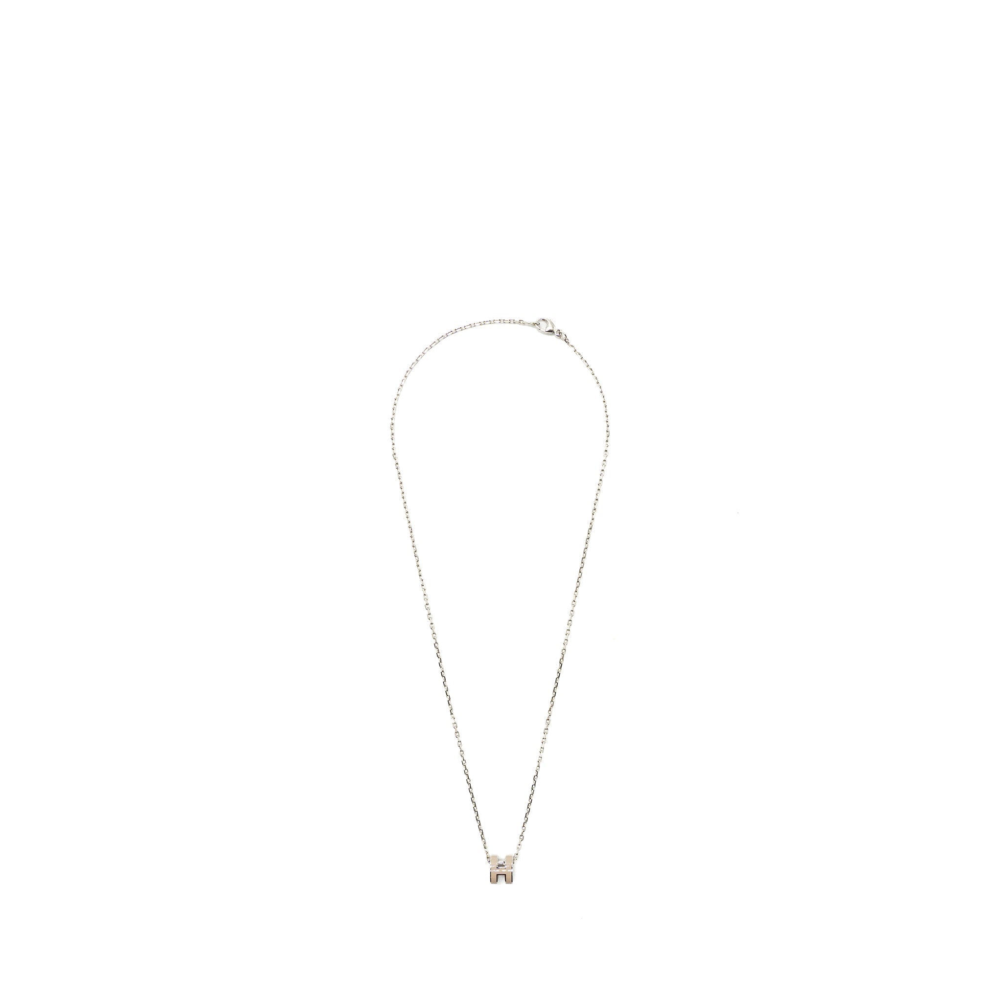 HERMES MINI POP H PENDANT MARRON GLACE SHW