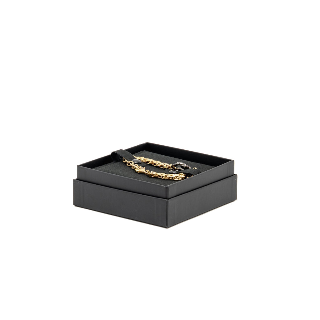 CHANEL CC CHAIN BRACELET CRYSTAL MULTICOLOUR TONE
