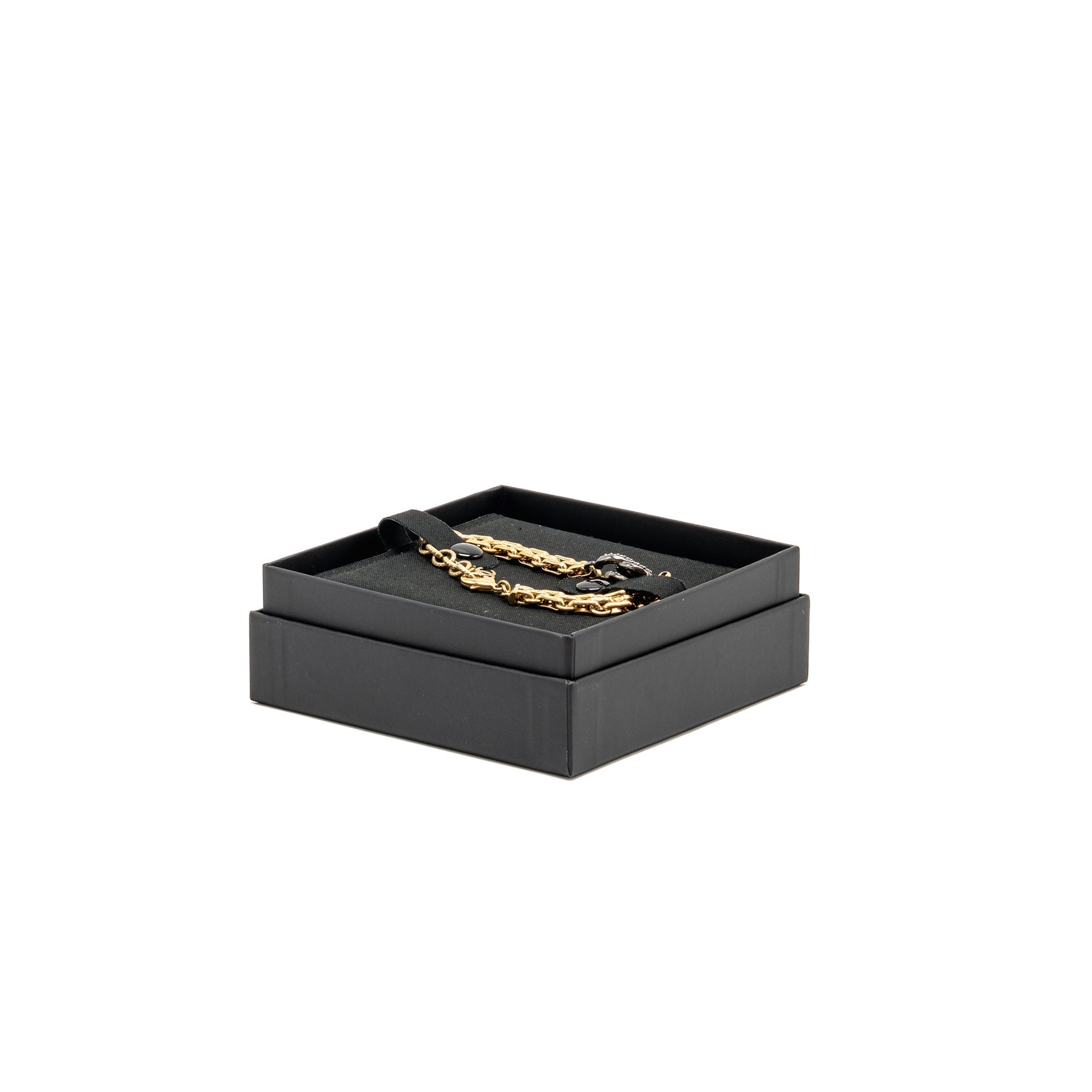CHANEL CC CHAIN BRACELET CRYSTAL MULTICOLOUR TONE
