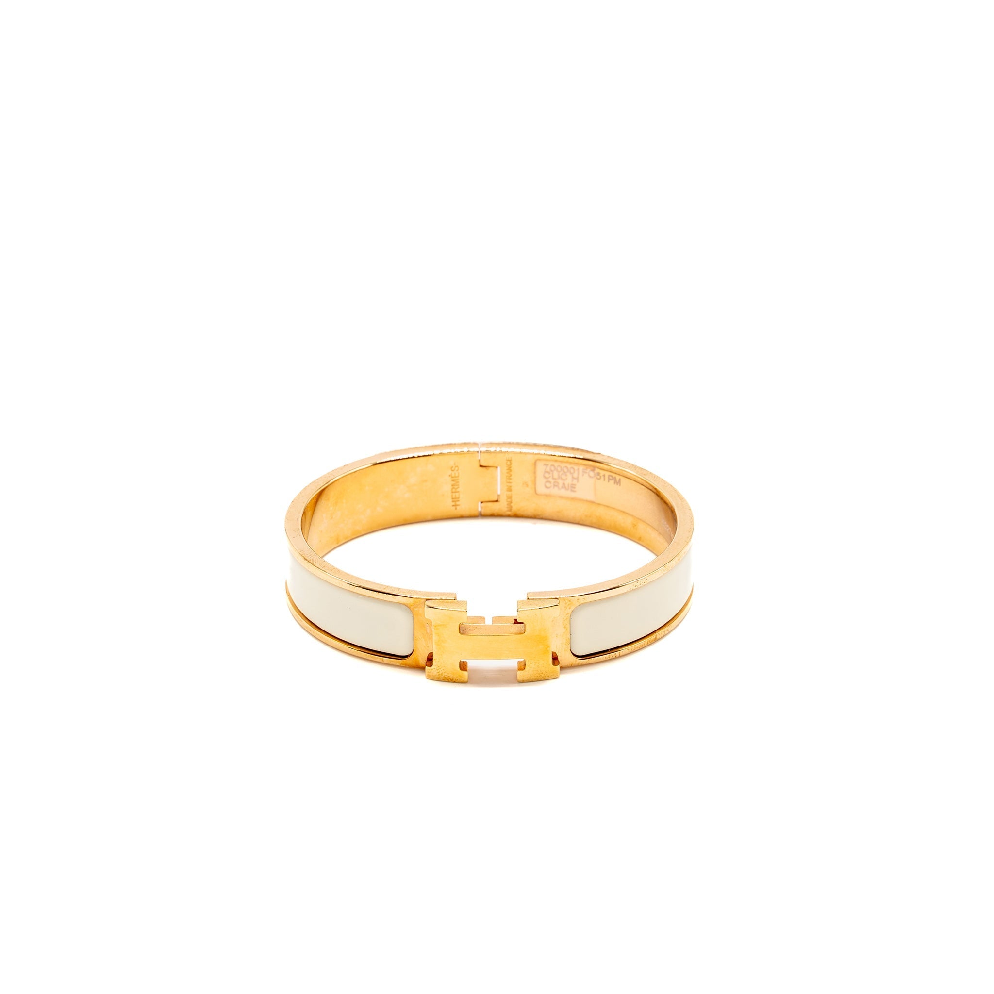 HERMES CLIC H BRACELET CRAIE RGHW