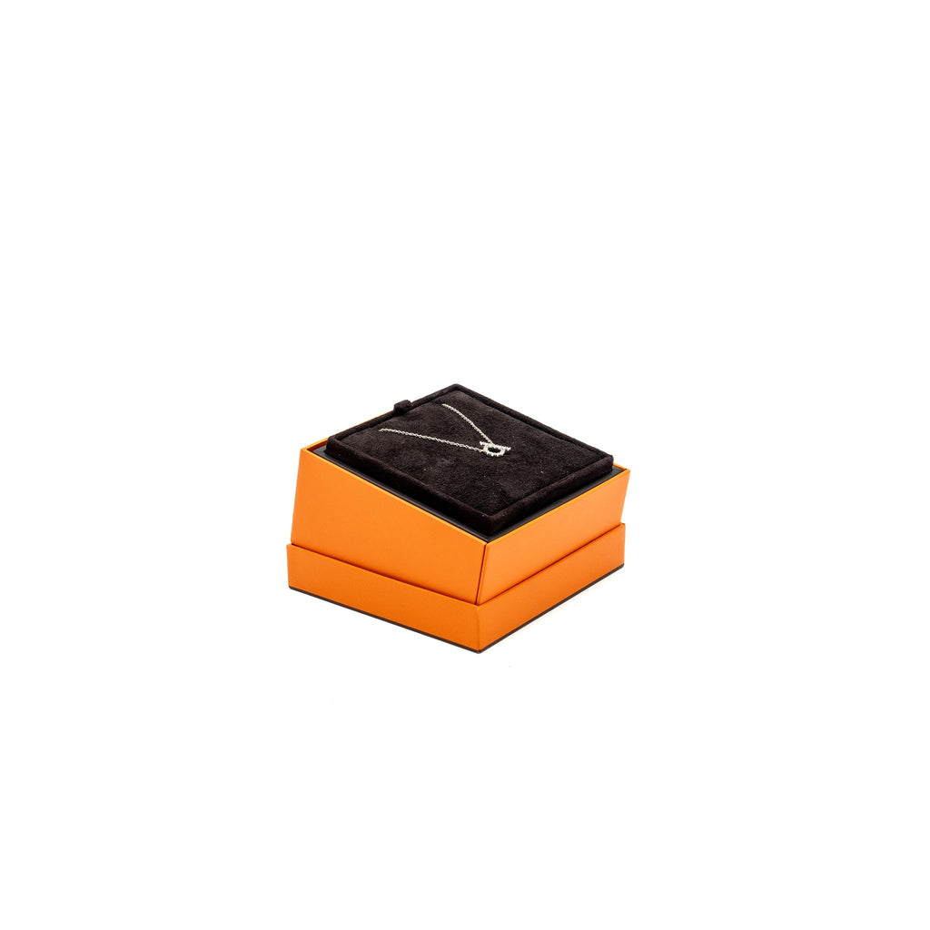 HERMES FINESSE PENDANTS WHITE GOLD WITH DIAMONDS