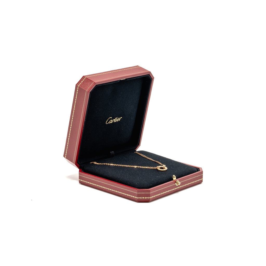 CARTIER LOVE PENDANT 2 DIAMONDS ROSE GOLD