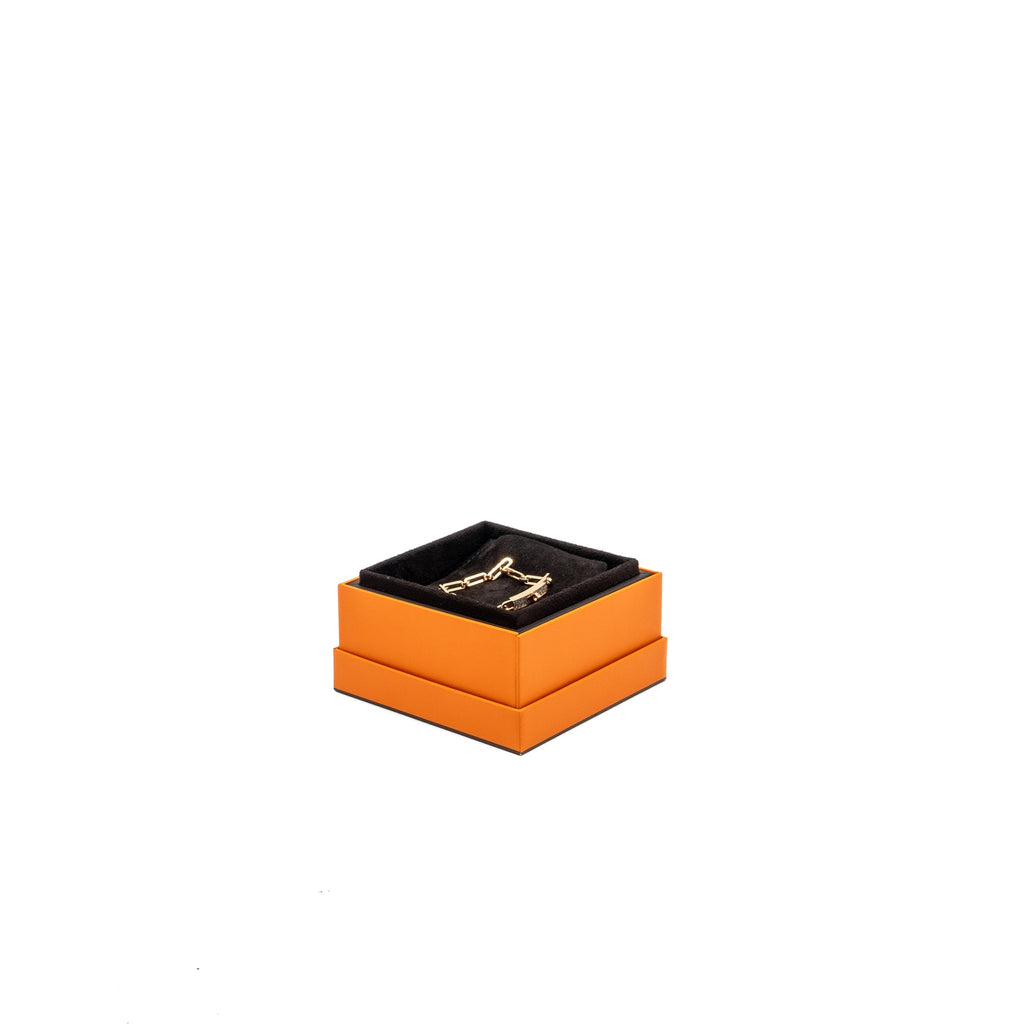 HERMES KELLY CHAINE BRACELET ROSE GOLD, DIAMONDS