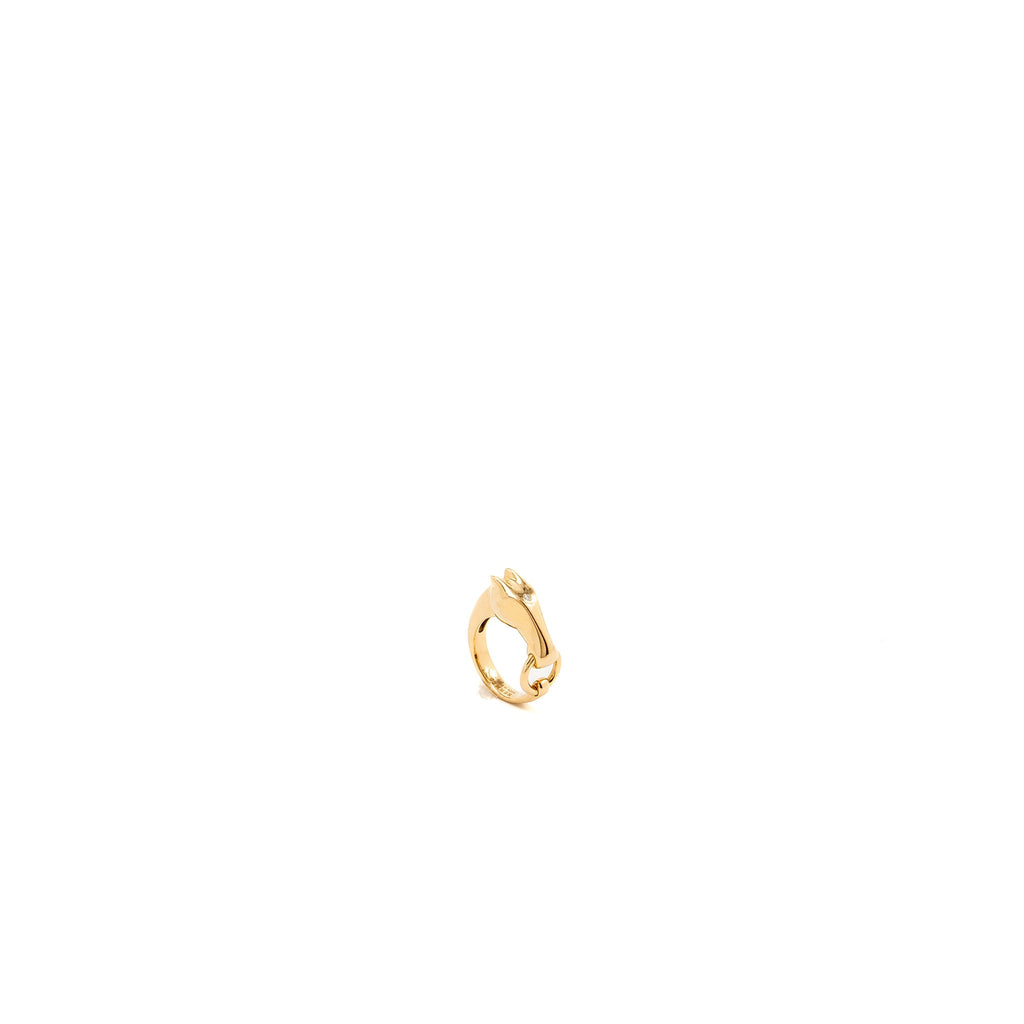 HERMES GALLOP RING ROSE GOLD, 1 DIAMOND