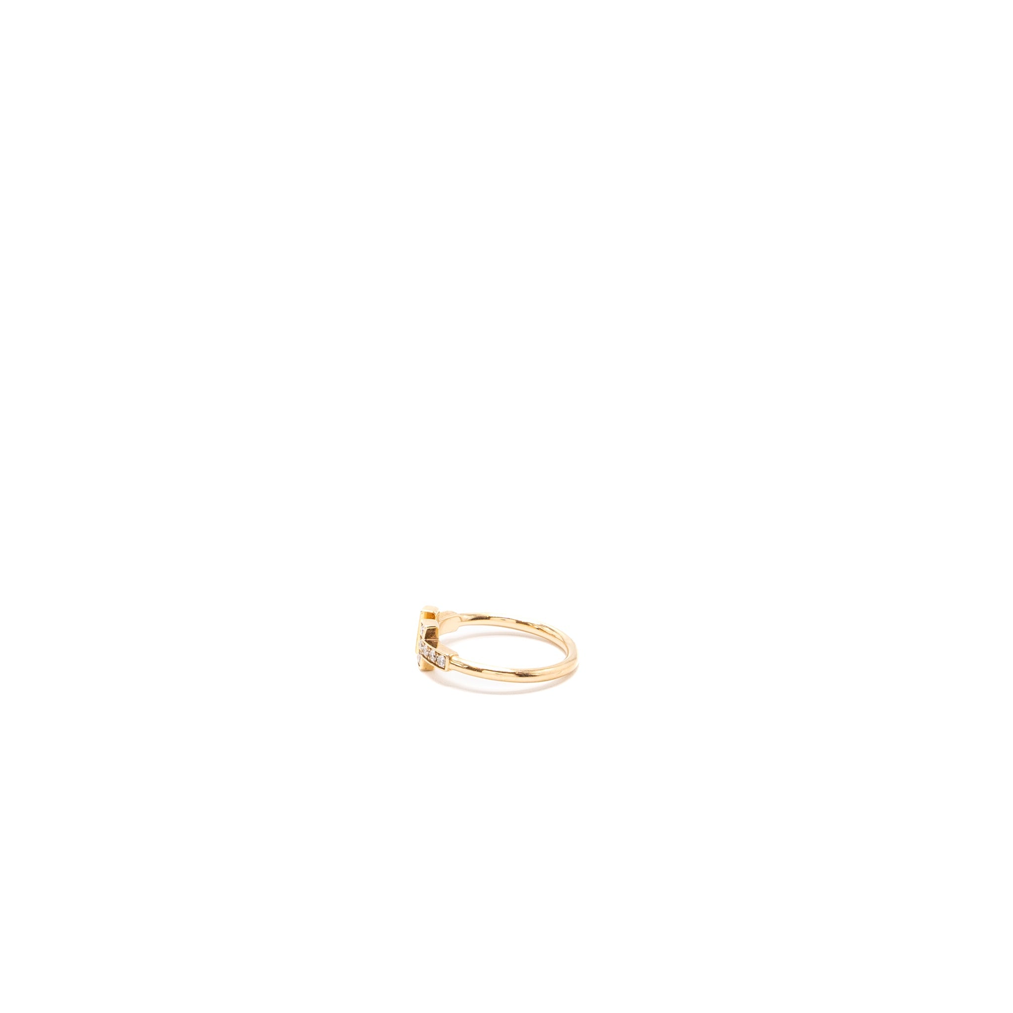 TIFFANY T DIAMONDS WIRE RING IN 18K GOLD