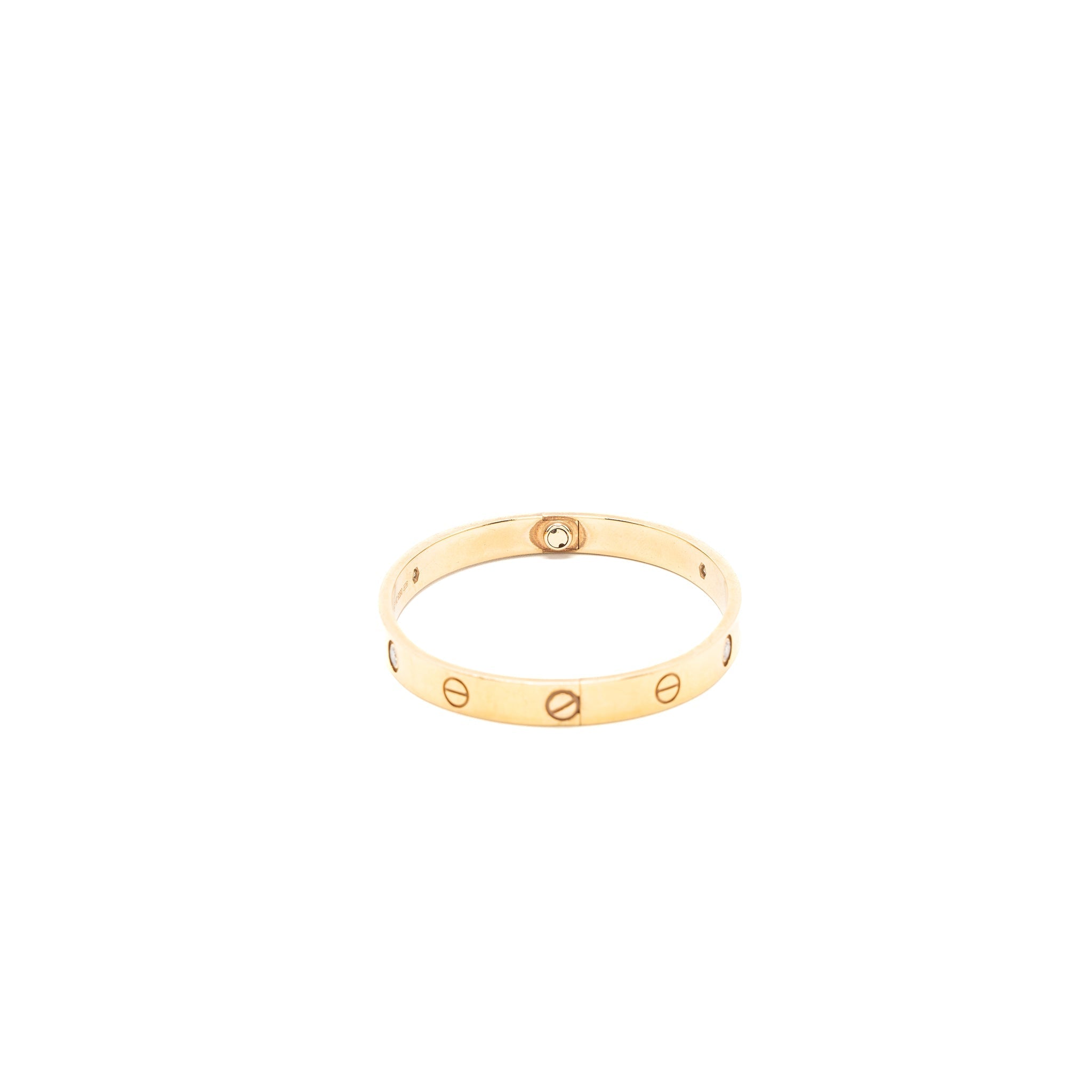 CARTIER LOVE BRACELET FOUR DIAMONDS
