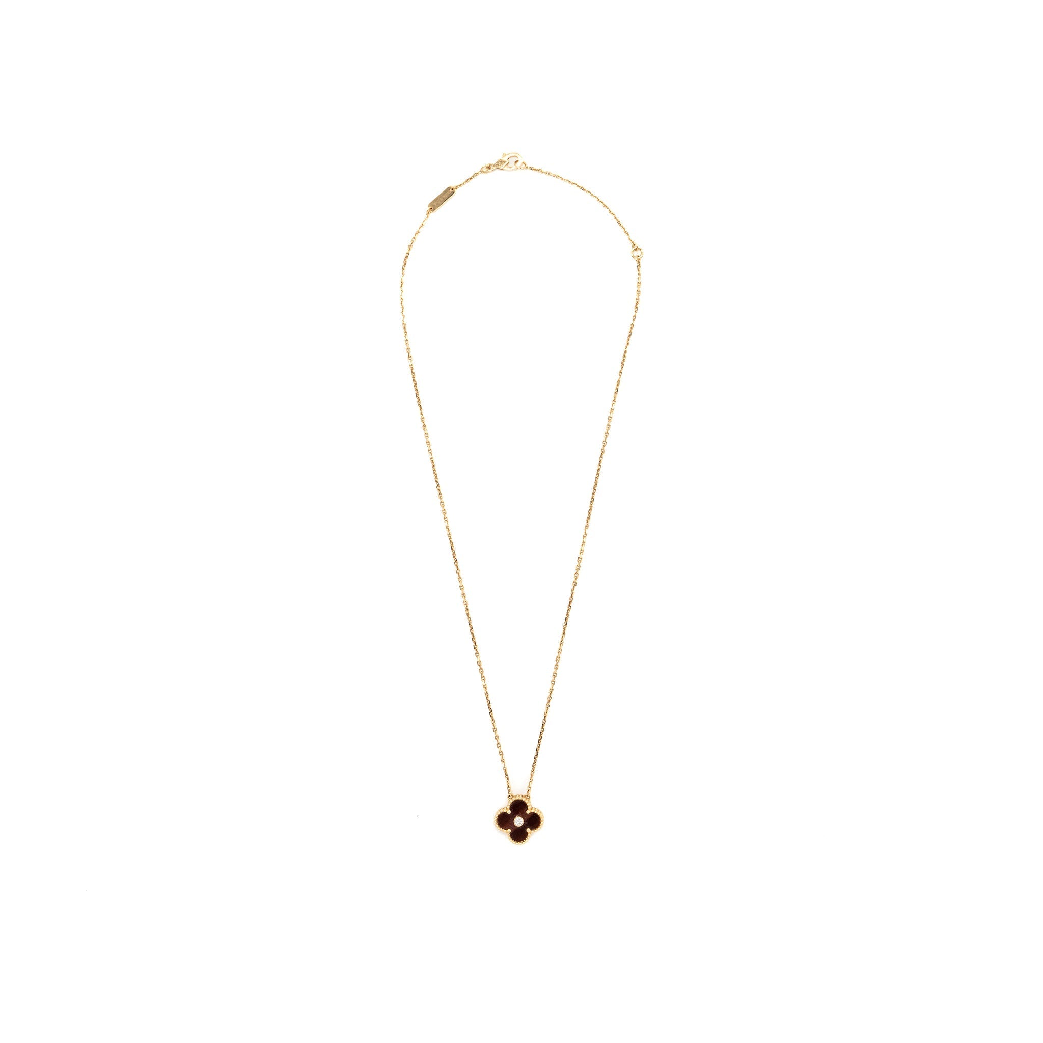 VAN CLEEF AND ARPELS HOLIDAY LIMITED 2017 PENDANT BULLS EYE RGHW