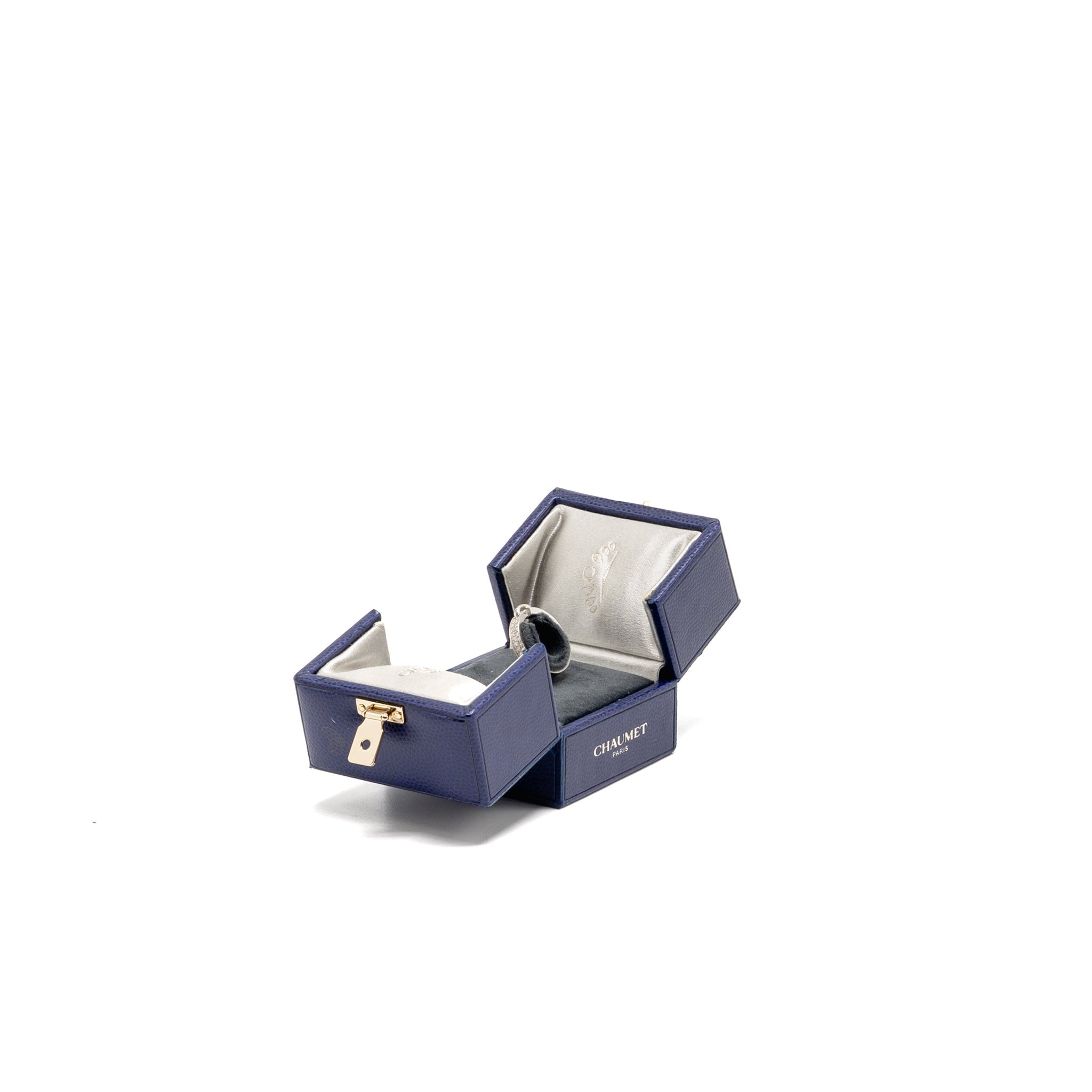 CHAUMET LIENS EVIDENCE WEDDING BAND WHITE GOLD DIAMONDS