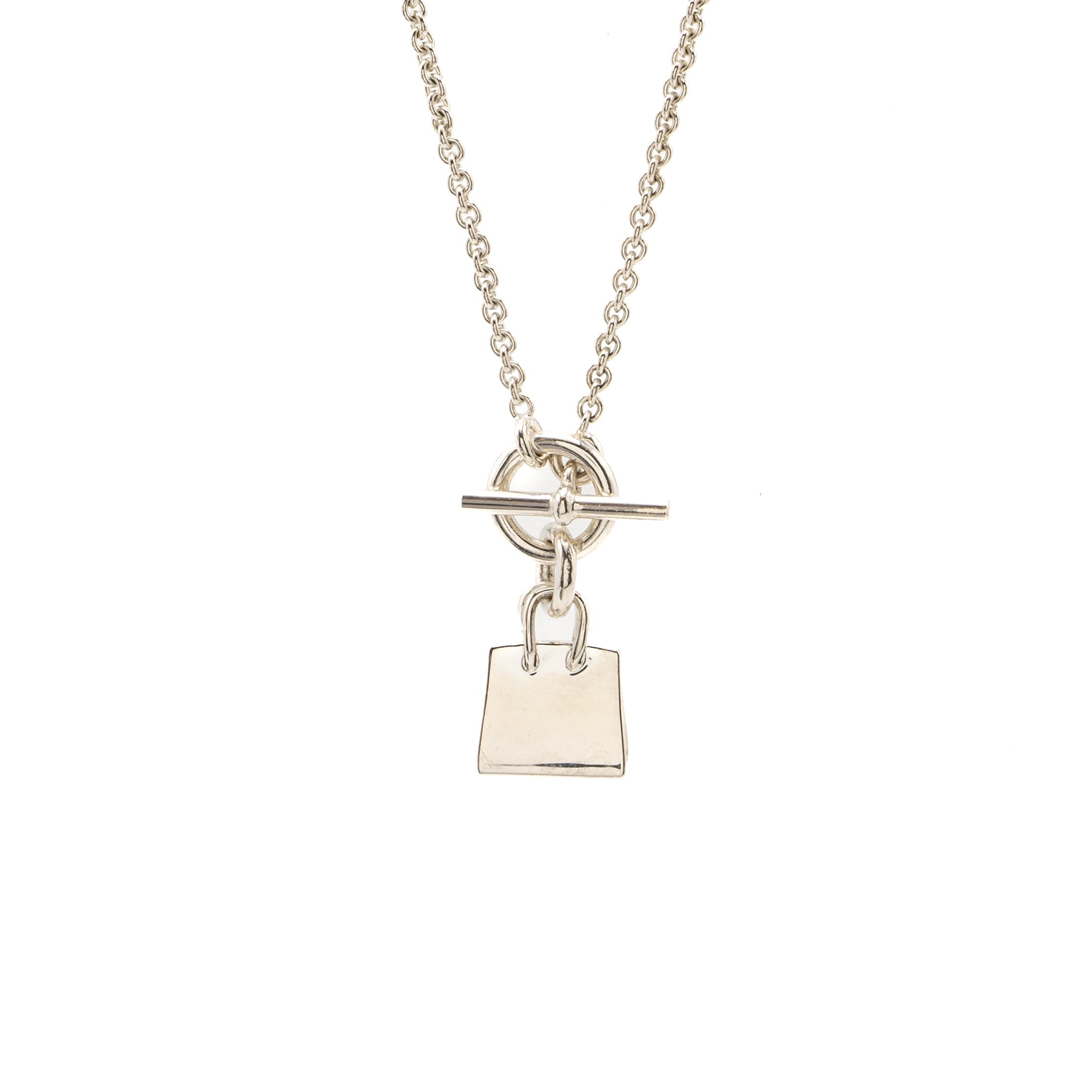 HERMES BIRKIN AMULETTE PENDANT STERLING SILVER