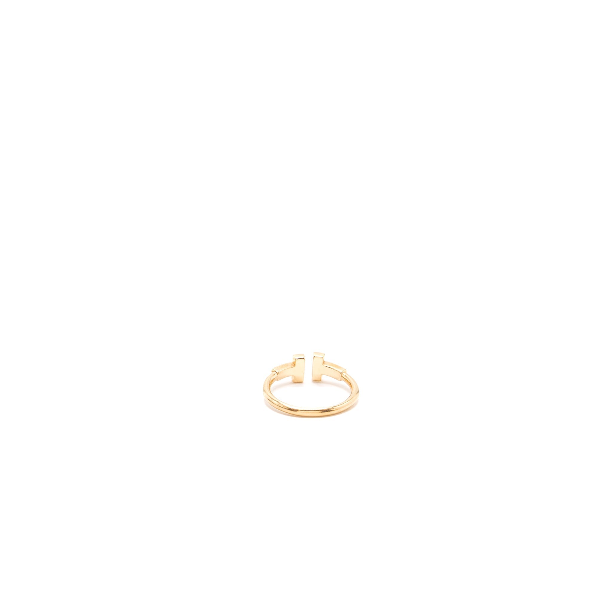 TIFFANY T DIAMONDS WIRE RING IN 18K GOLD