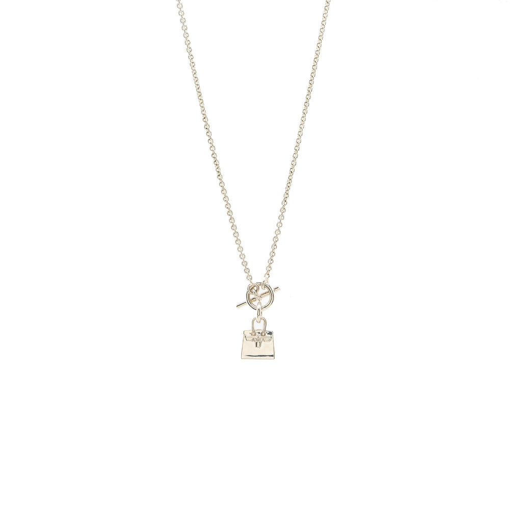 HERMES BIRKIN AMULETTE PENDANT STERLING SILVER