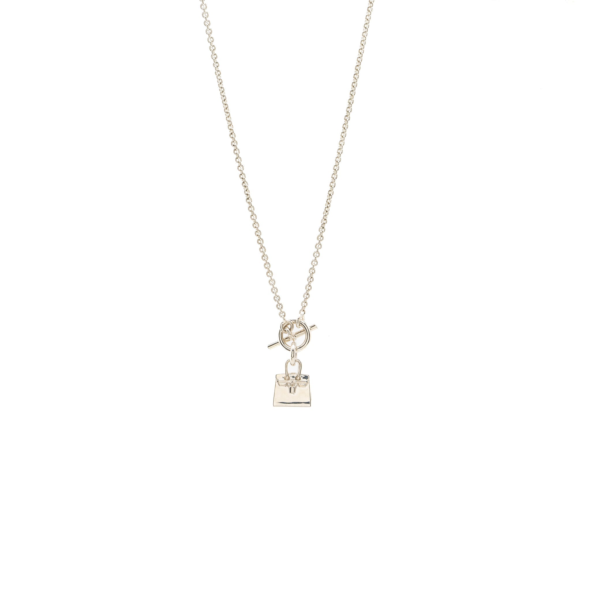 HERMES BIRKIN AMULETTE PENDANT STERLING SILVER