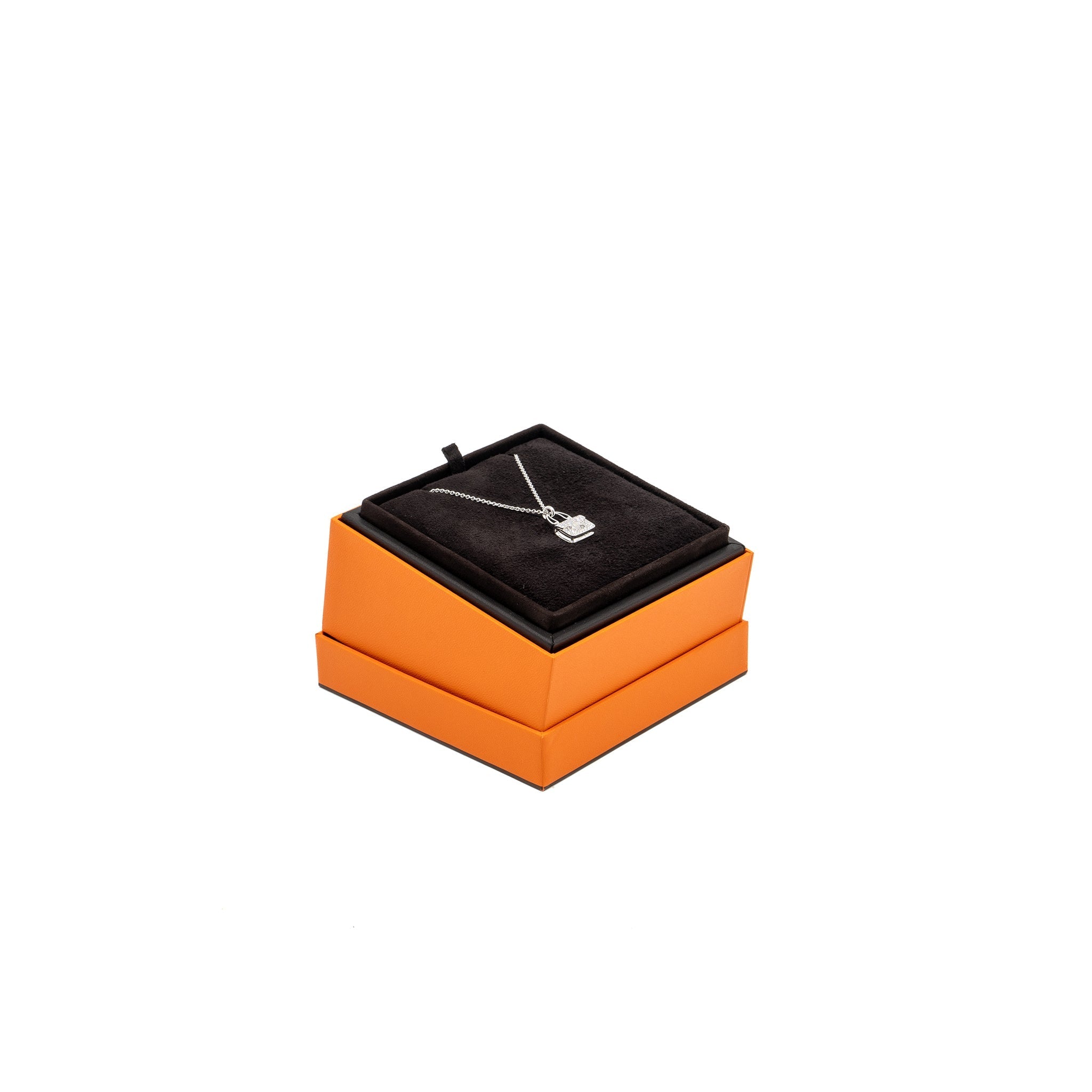 HERMES AMULETTES CONSTANCE PENDANT WHITE GOLD, DIAMONDS