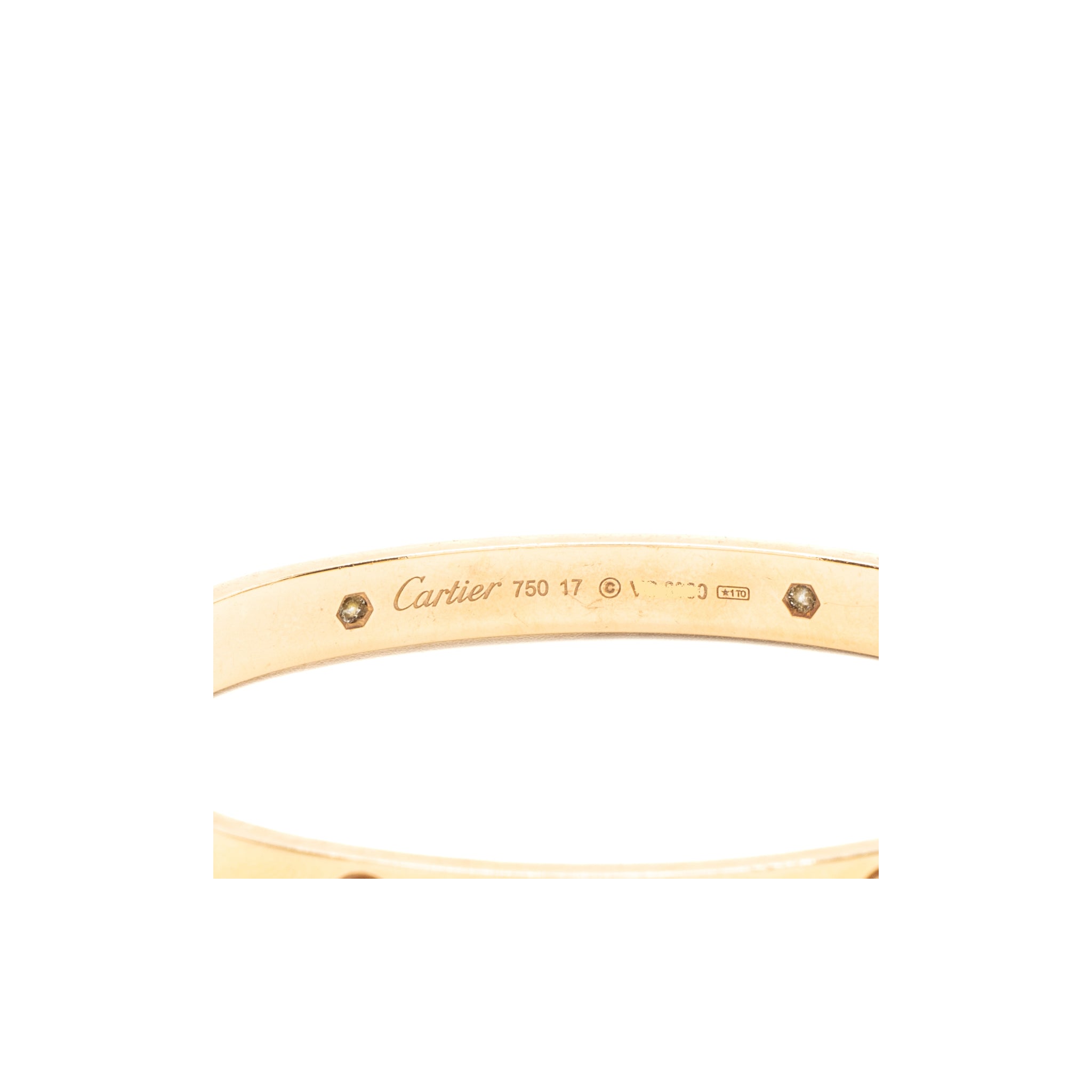 CARTIER LOVE BRACELET FOUR DIAMONDS