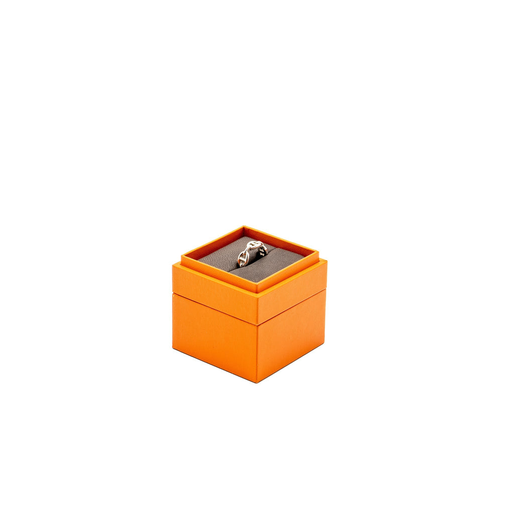 HERMES CHAINE D’ANCRE ENCHAINEE RING SILVER