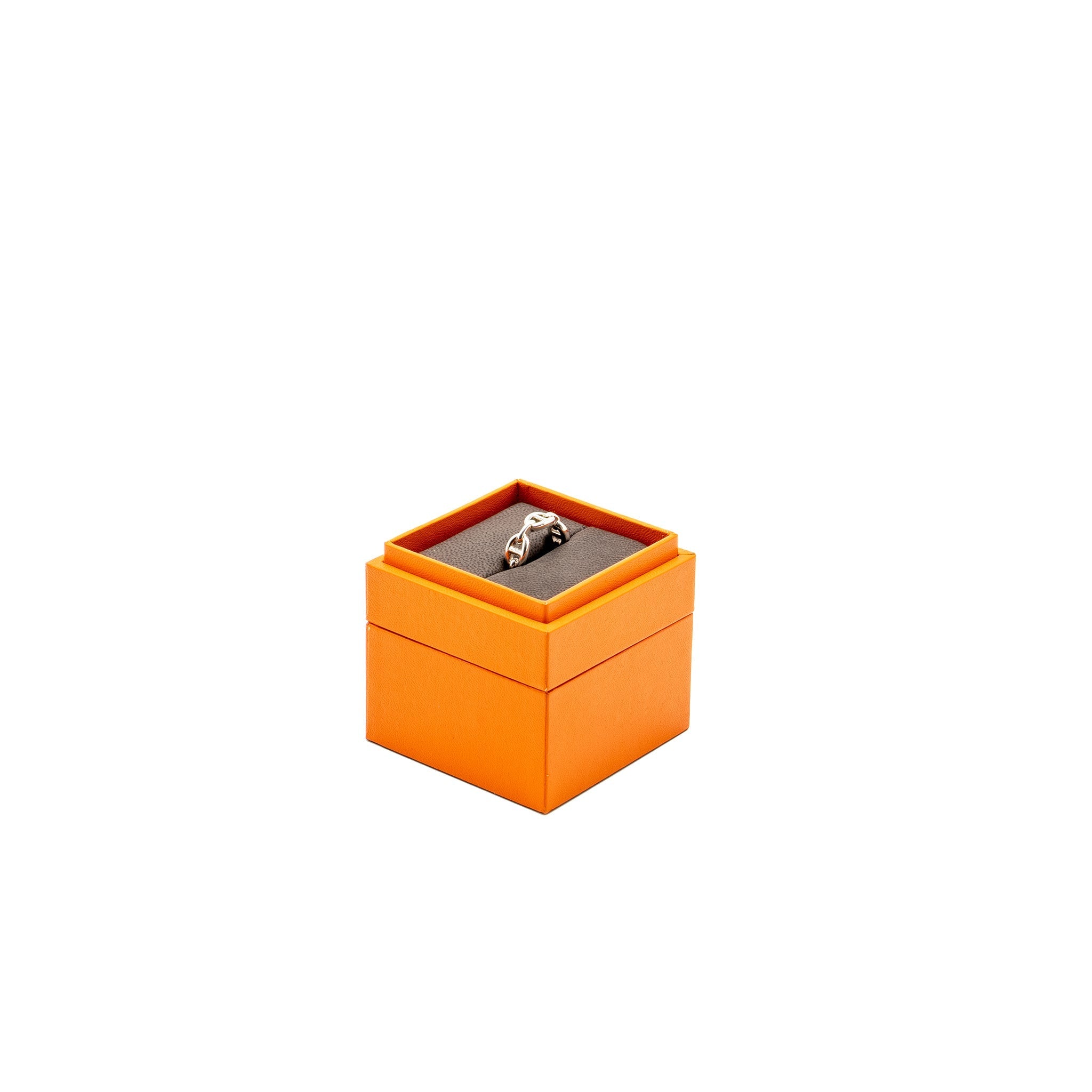 HERMES CHAINE D’ANCRE ENCHAINEE RING SILVER