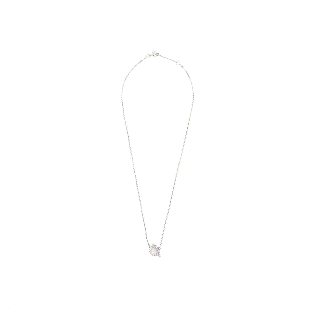 HERMES FINESSE NECKLACE WHITE GOLD DIAMONDS