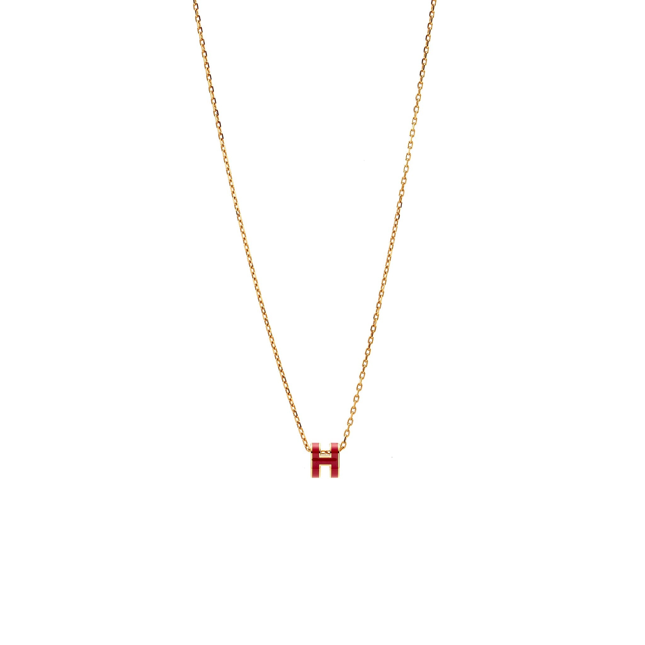 HERMES MINI POP H PENDANT PLOR ROS FRAMBOISE RGHW