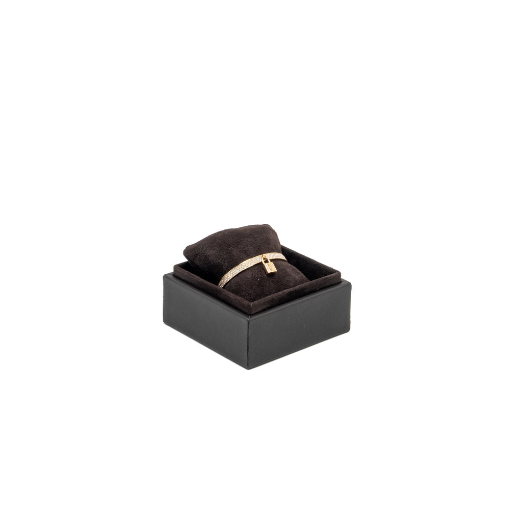 HERMES KELLY CADENAS BRACELET ROSE GOLD/DIAMONDS