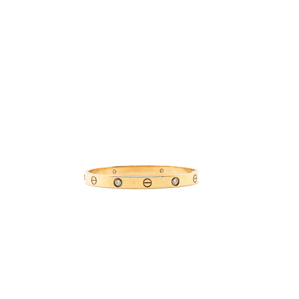 CARTIER LOVE BRACELET FOUR DIAMONDS