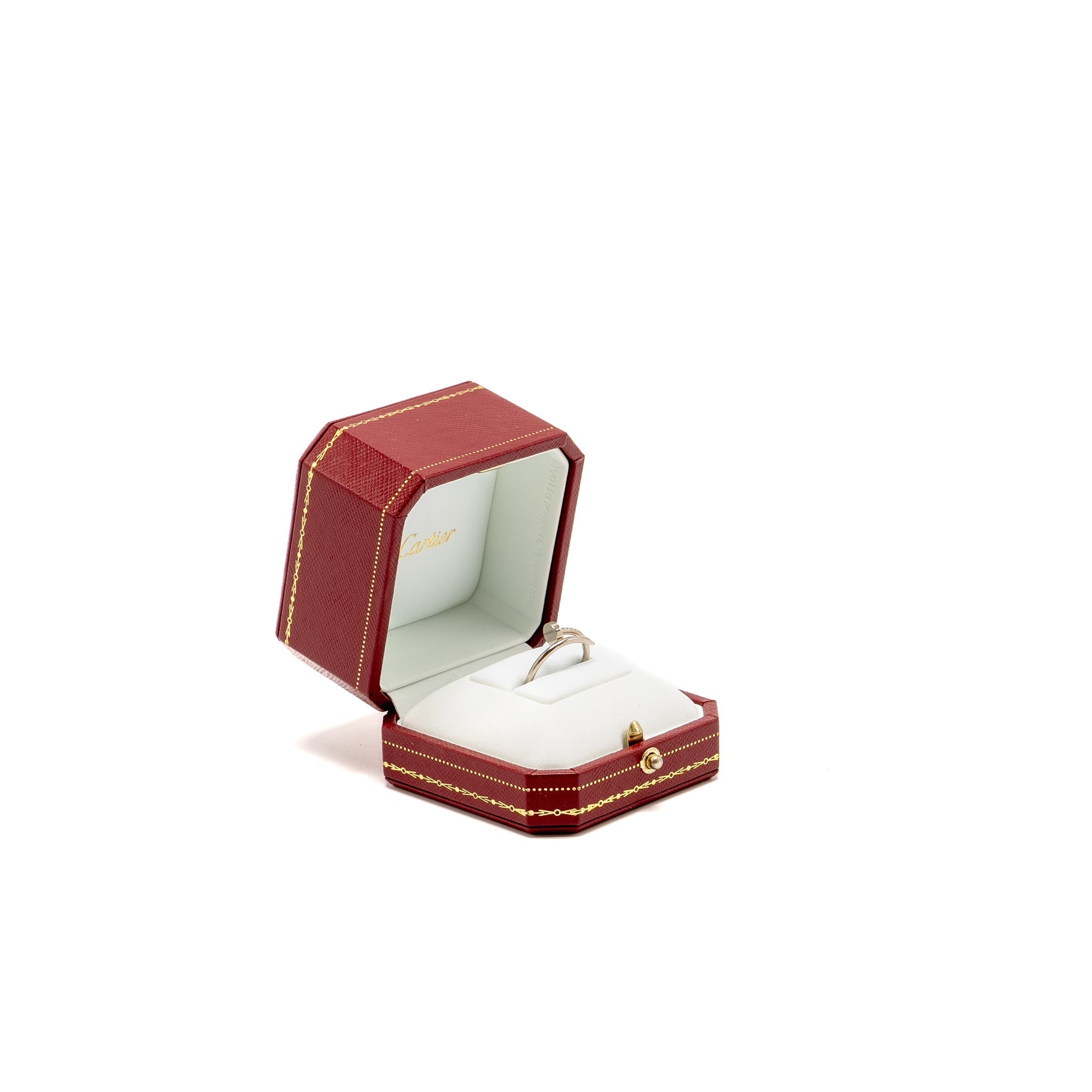 CARTIER JUSTE UN CLOU RING WHITE GOLD