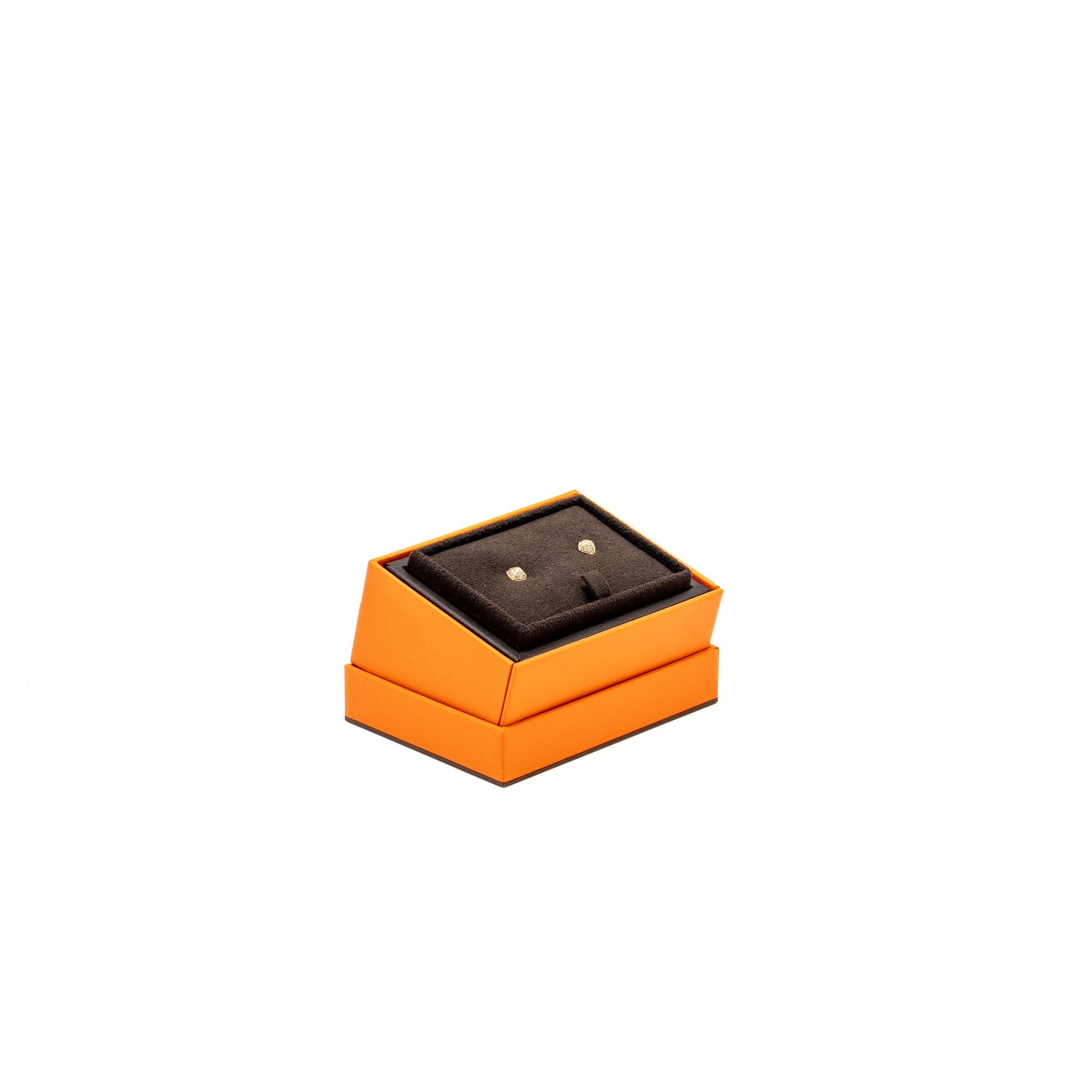HERMES CLOU D’H EARRINGS ROSE GOLD, DIAMONDS