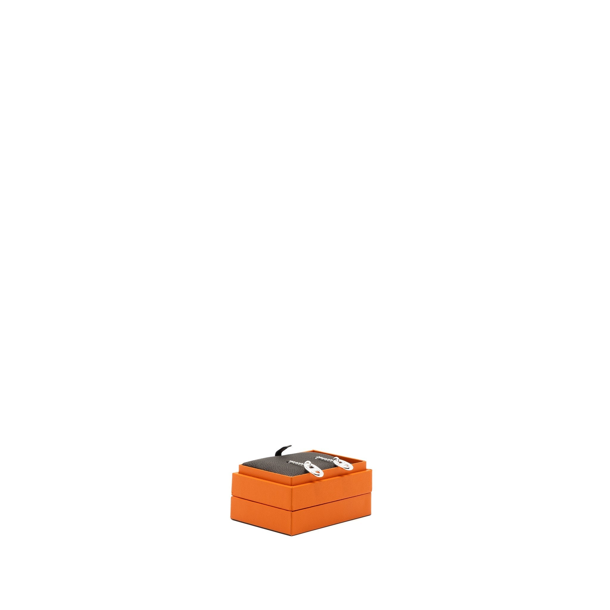 HERMES FARANDOLE EARRINGS STERLING SILVER