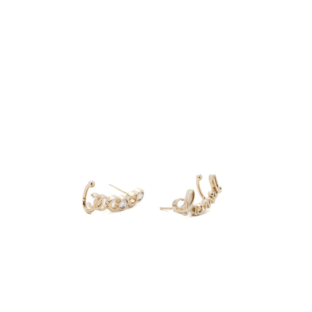 CHANEL COCO/ CHANEL LETTER EARRINGS LGHW