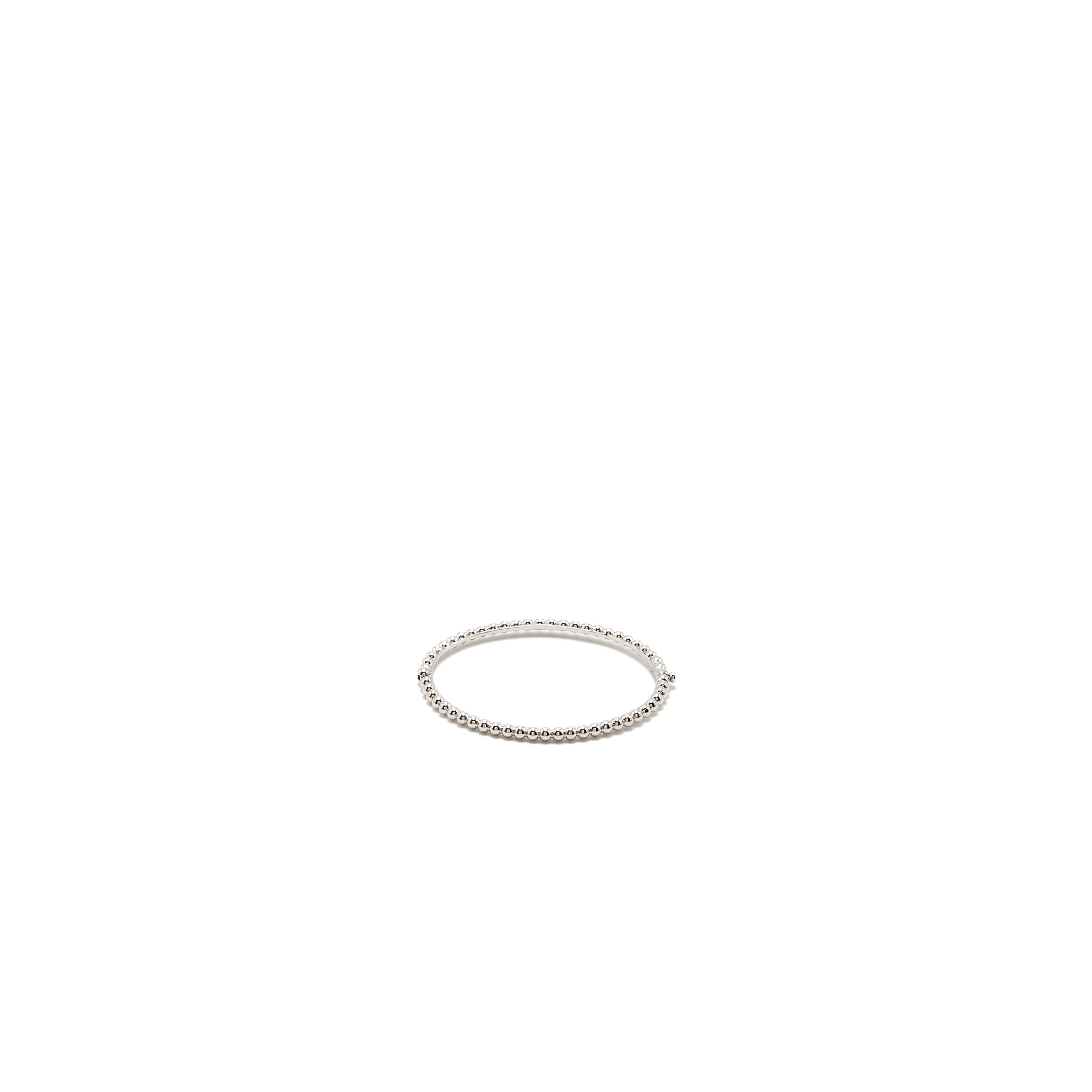 VAN CLEEF AND ARPELS PERLEE PEARLS OF GOLD BRACELET 18K WHITE GOLD