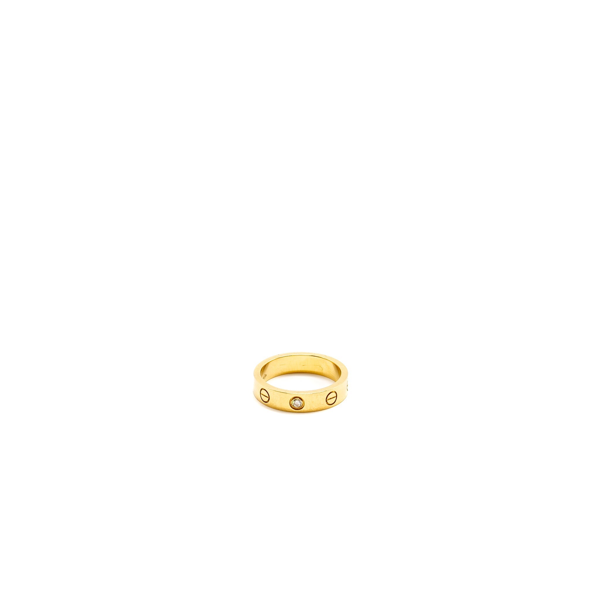 CARTIER LOVE WEDDING BAND YELLOW GOLD, DIAMOND