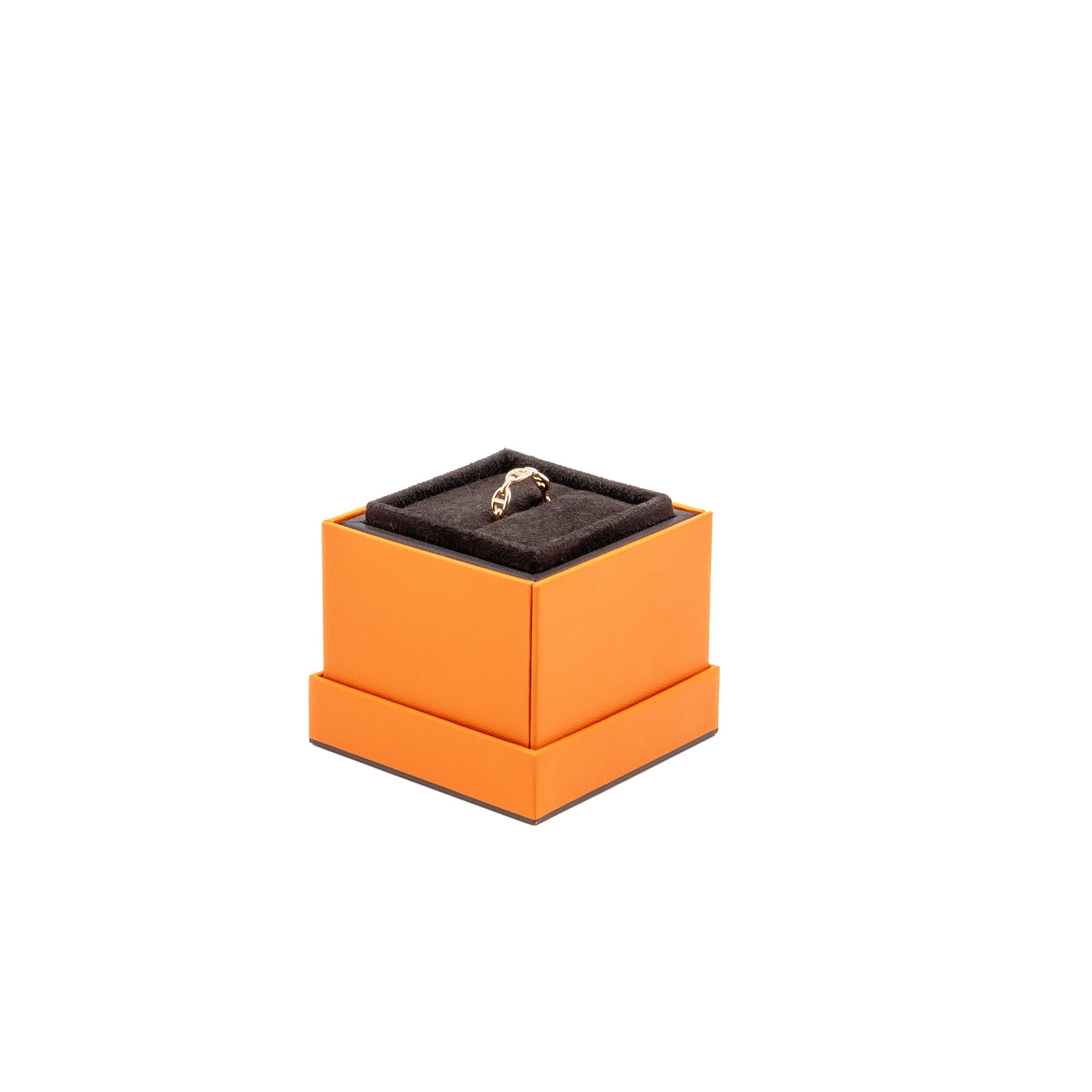 HERMES CHAINE D'ANCRE ENCHAINEE RING ROSE GOLD
