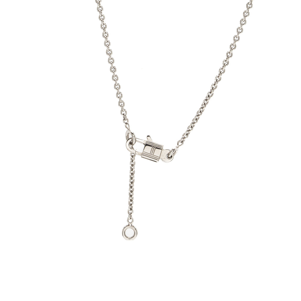 HERMES KELLY CADENAS PENDANT WHITE GOLD DIAMONDS