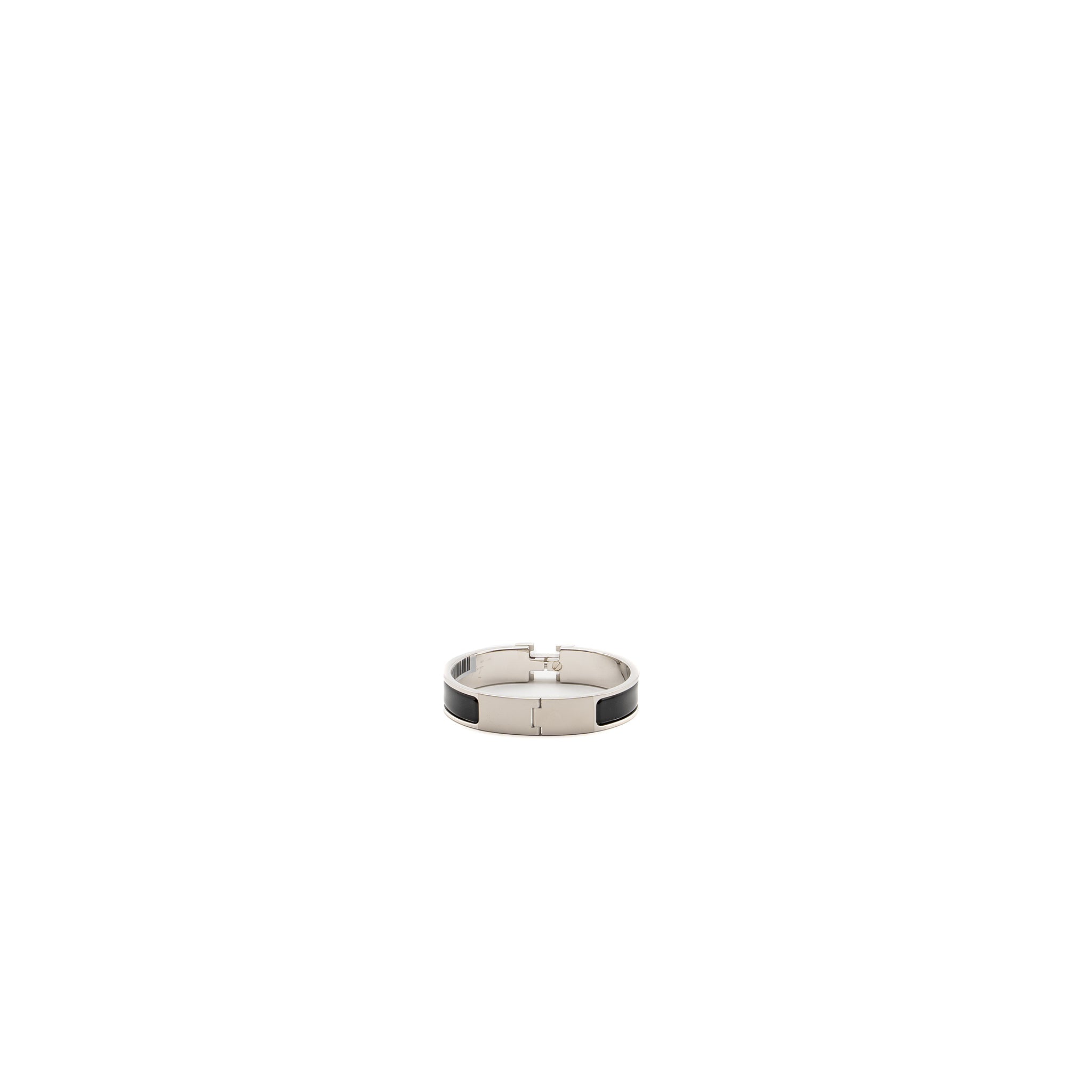 HERMES CLIC H BRACELET BLACK SHW