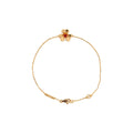 VAN CLEEF & ARPELS FRIVOLE BRACELET ROSE GOLD WITH RUBY STONE