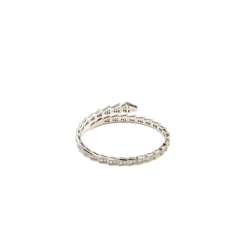 BVLGARI SERPENTI VIPER BRACELET WHITE GOLD, PAVED DIAMONDS