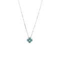 VAN CLEEF & ARPELS 2022 HOLIDAY CHRISTMAS VINTAGE ALHAMBRA PENDANT WHITE GOLD, DIAMOND