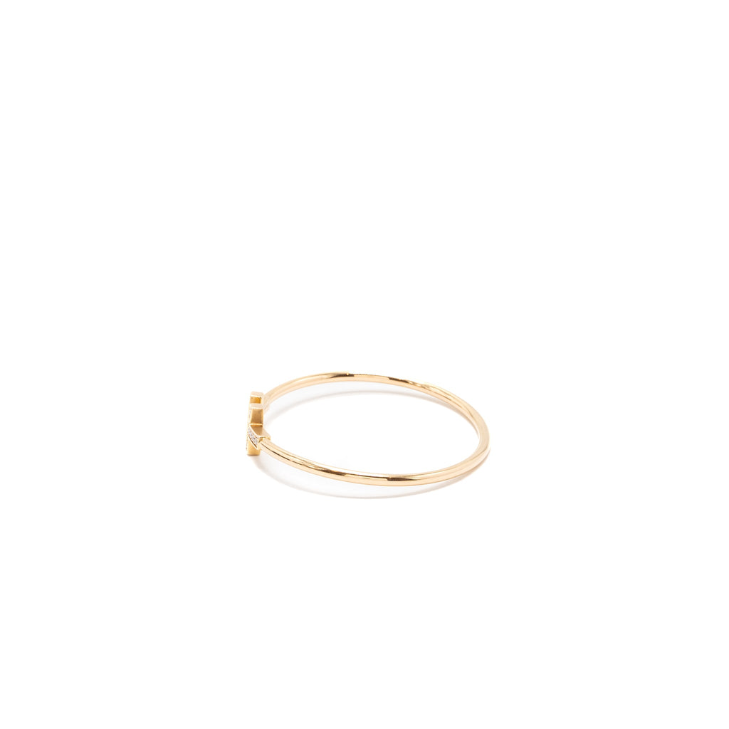 TIFFANY T DIAMOND WIRE BRACELET IN 18K GOLD
