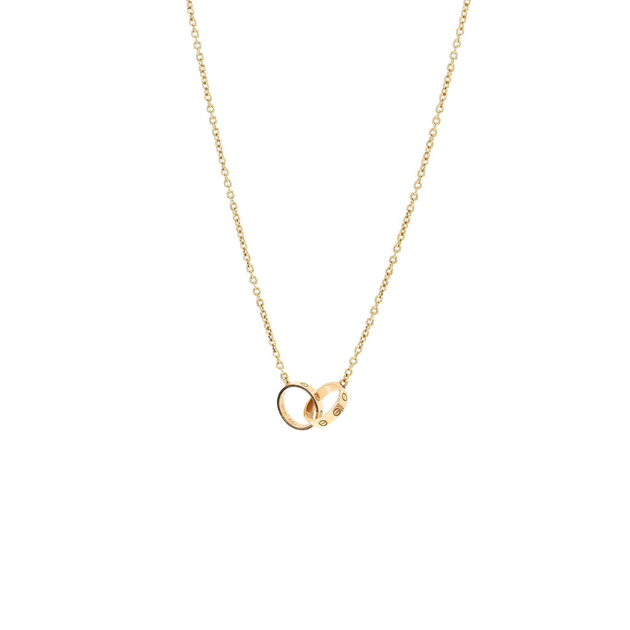 CARTIER LOVE NECKLACE ROSE GOLD